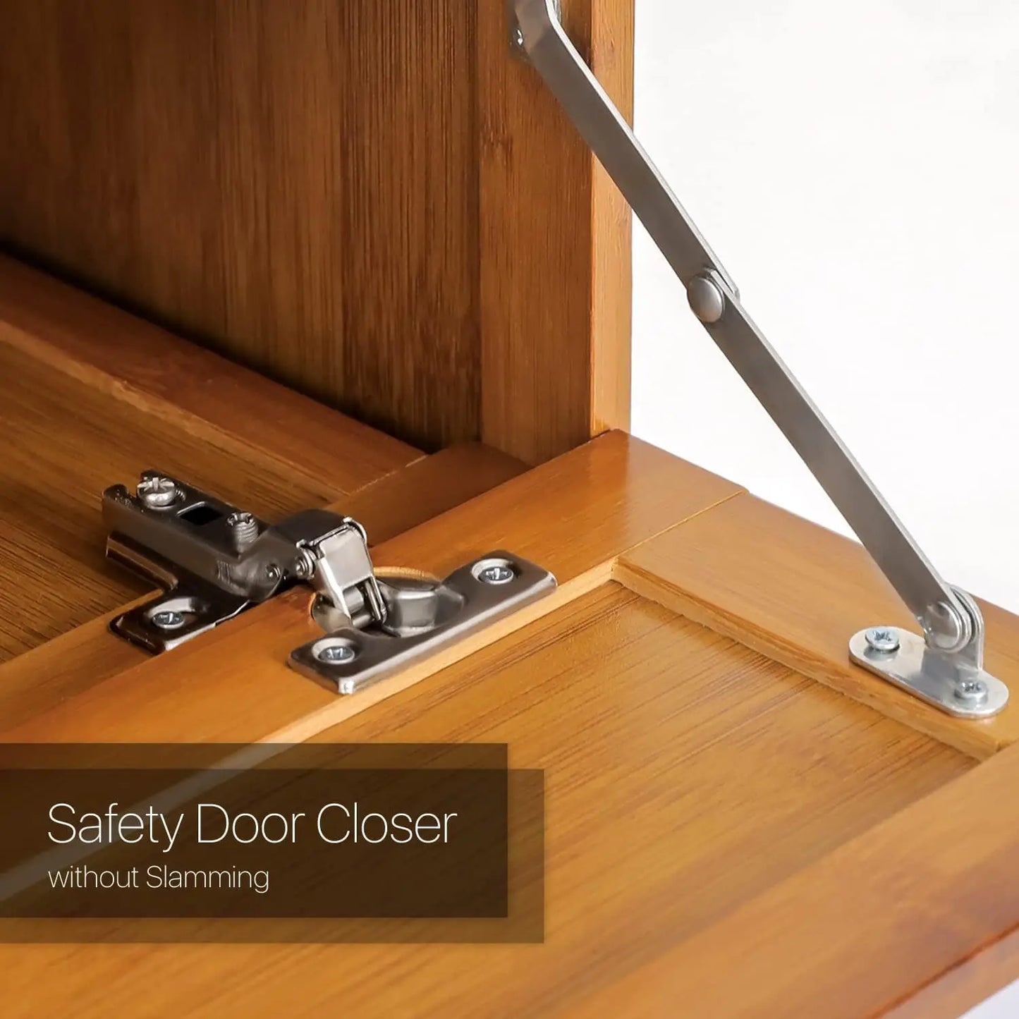 Bamboo 7-Tier Shoe Organizer Rack Storage Cabinet