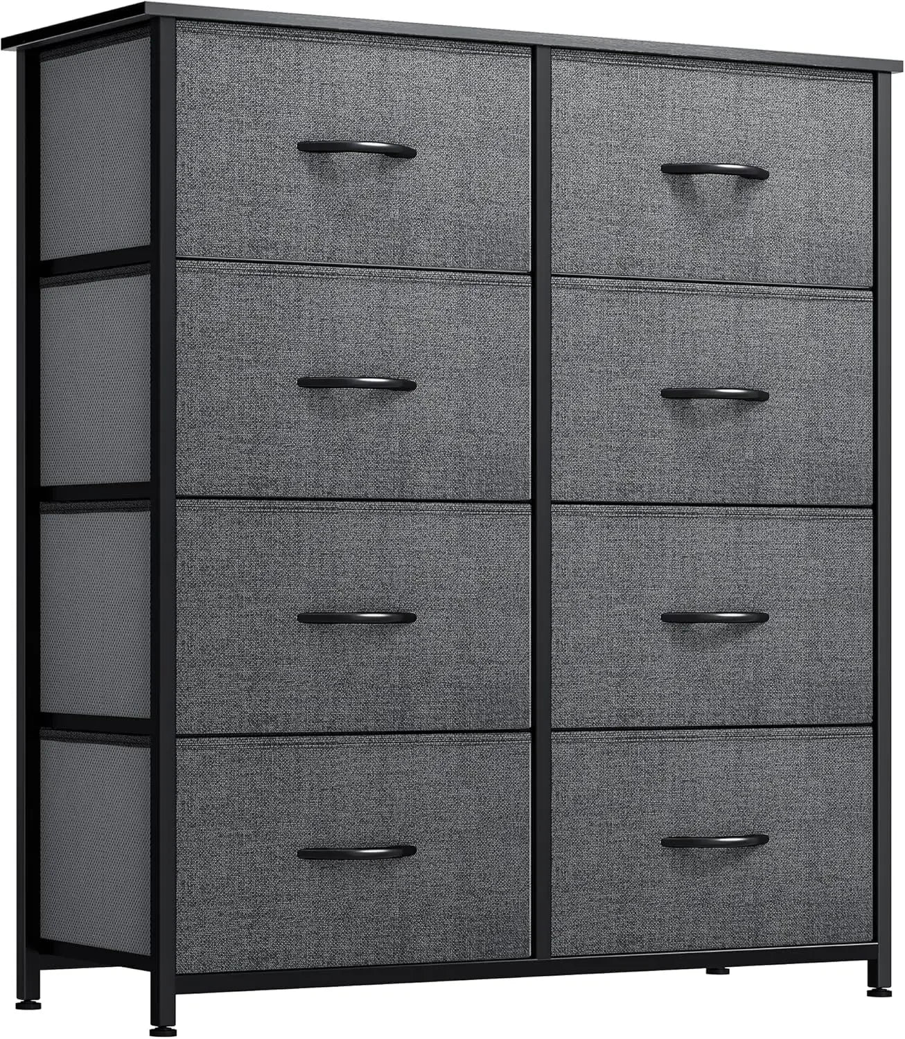 Fabric Dresser with 8 Drawers Storage Tower