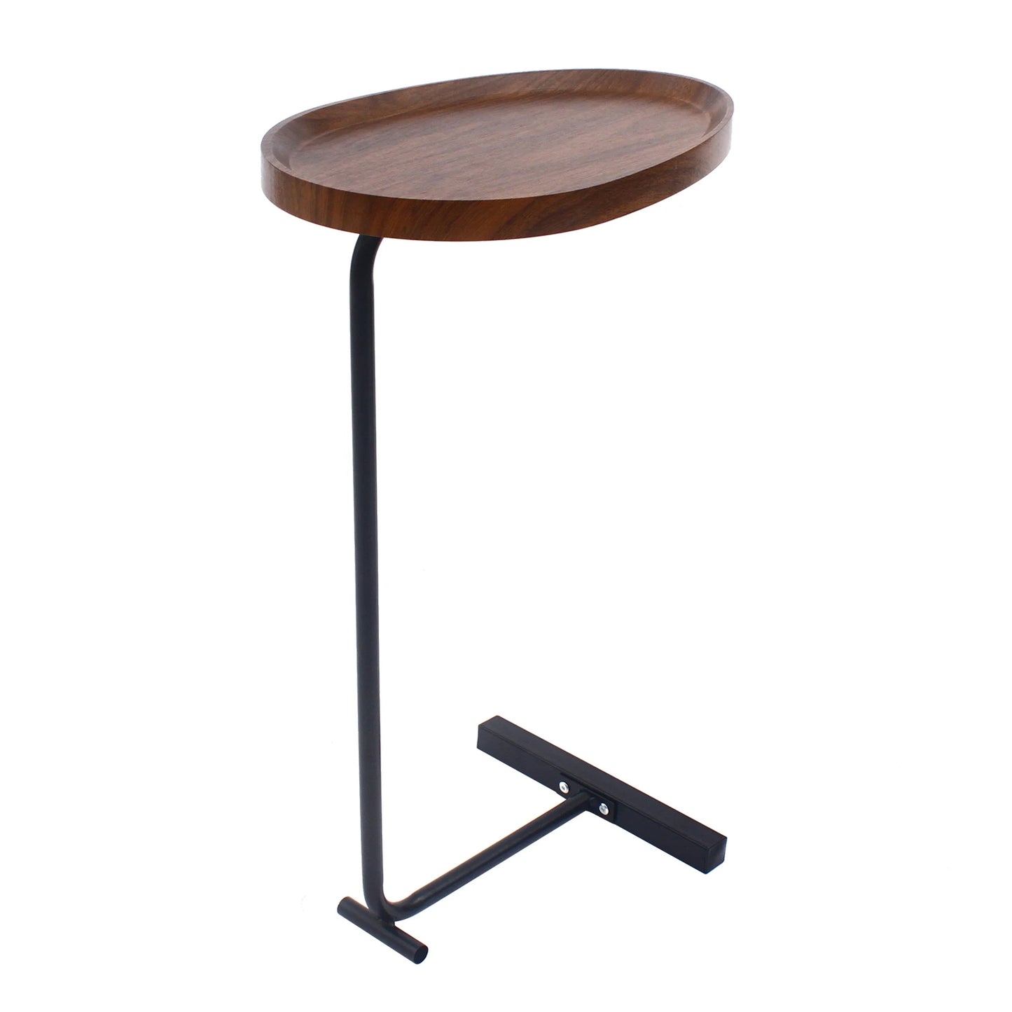 Modern Black Walnut Wood End Coffee Tables