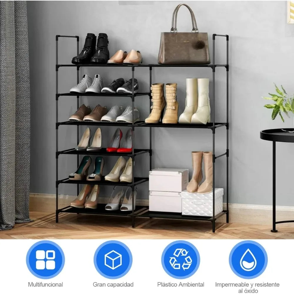 6 Tier Shoe Shelf Stackable Rack Stand