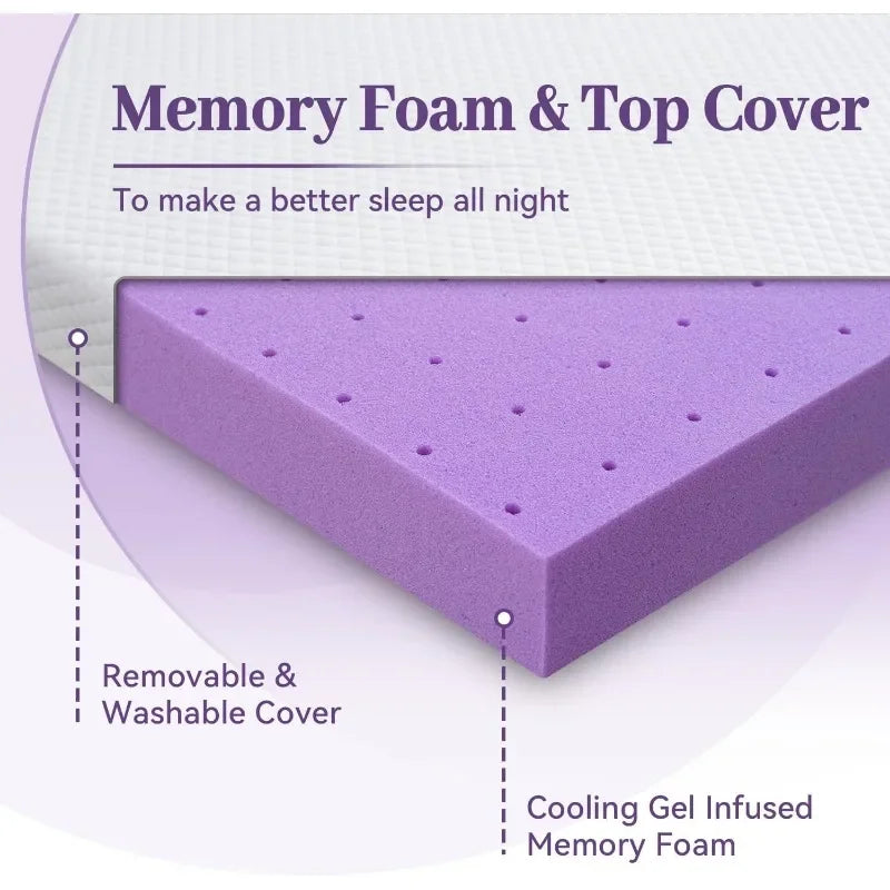 3 Inch Gel Memory Foam Mattress Topper