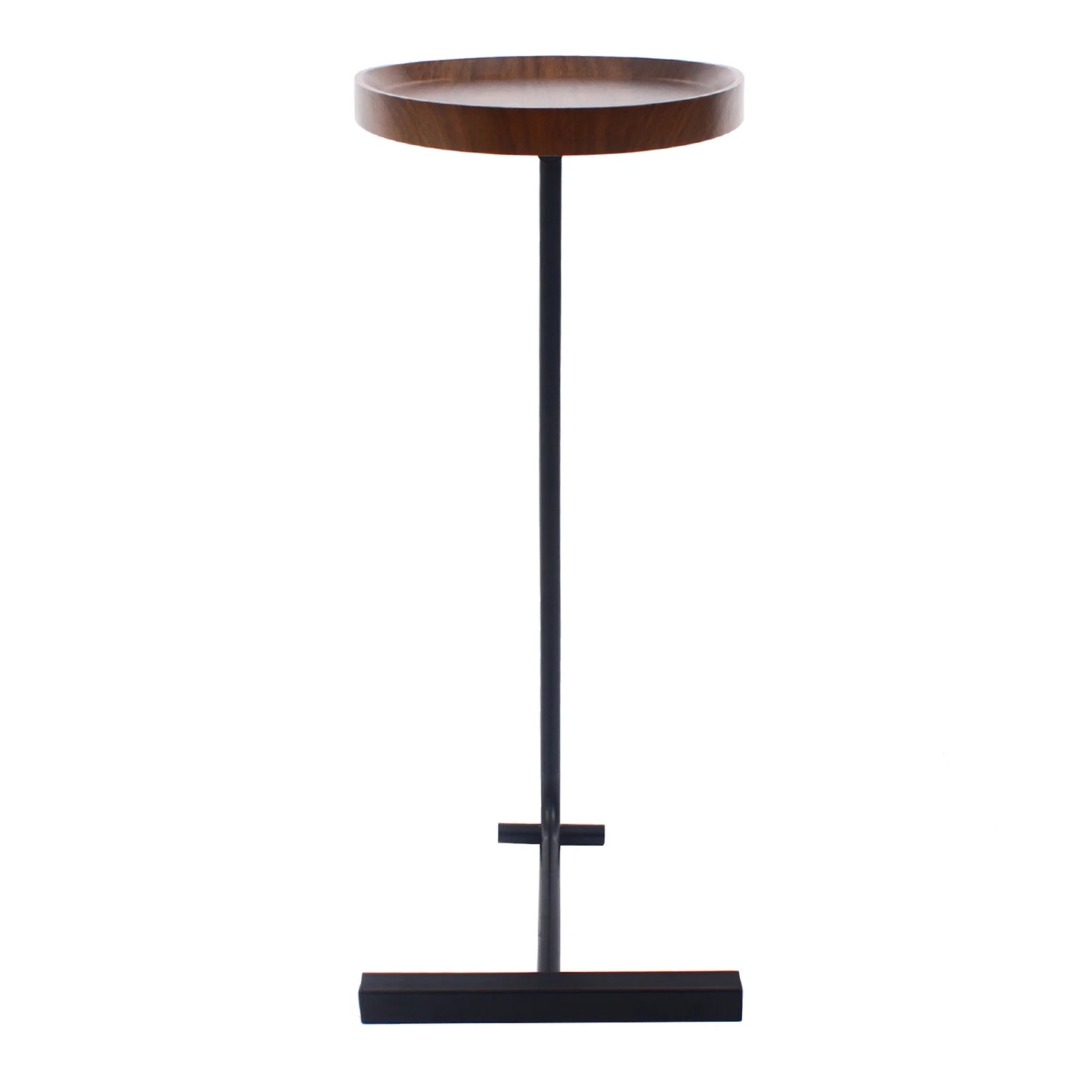 Modern Black Walnut Wood End Coffee Tables