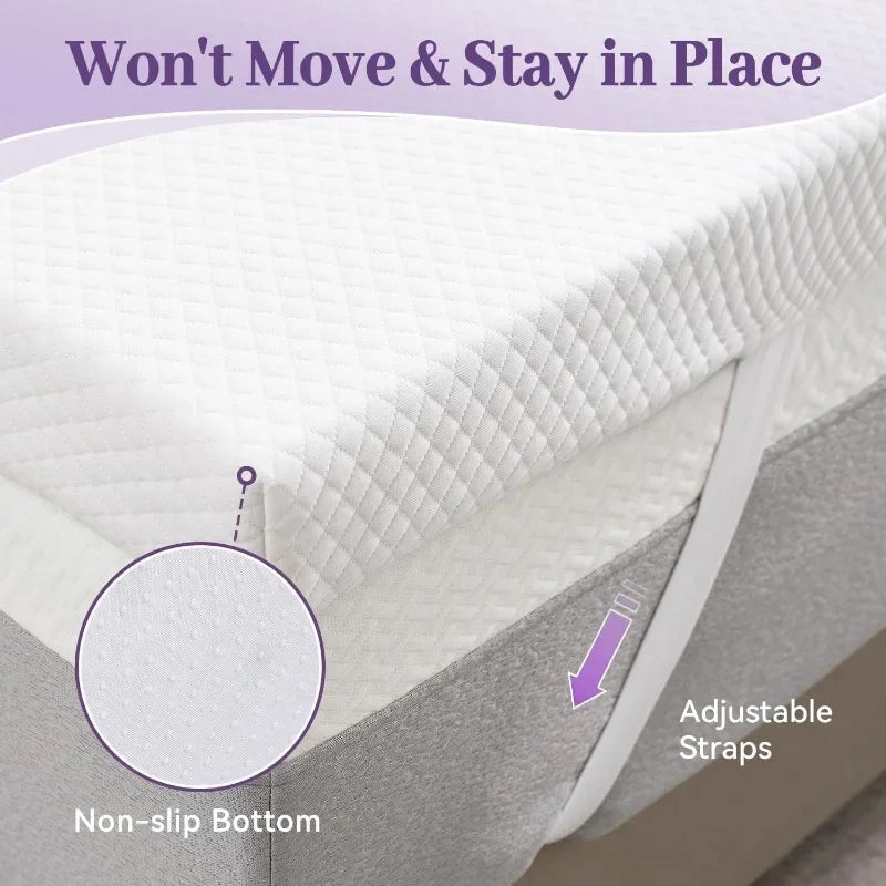 3 Inch Gel Memory Foam Mattress Topper