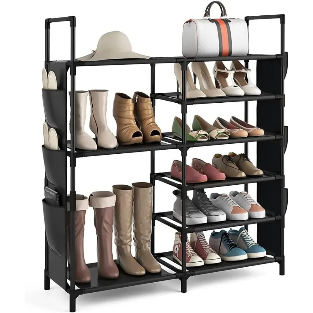 6 Tier Shoe Shelf Stackable Rack Stand