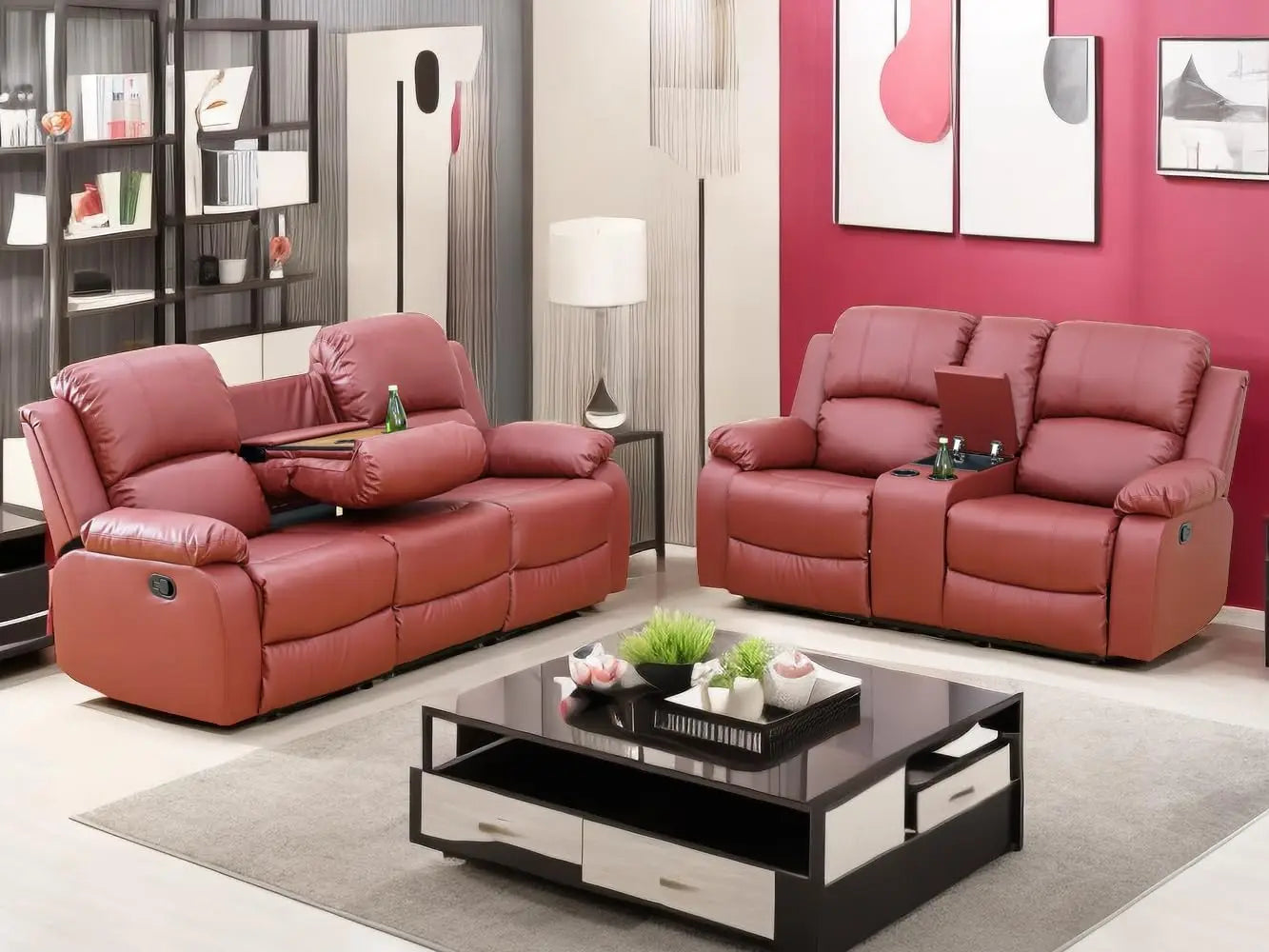 Sofa Set Living Room Furniture Reclining  Set