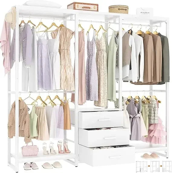 Heavy Duty Garment Rack for Hanging Clothes