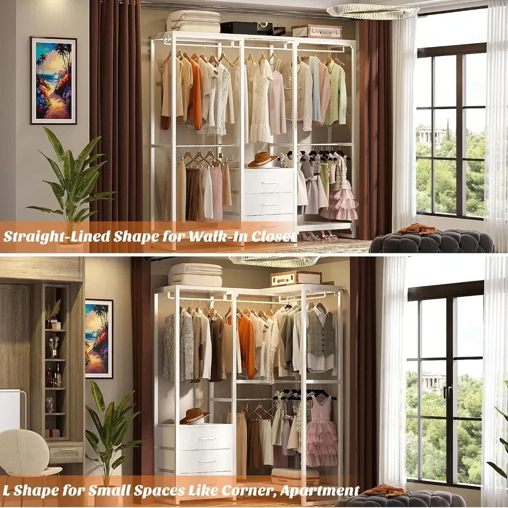 Heavy Duty Garment Rack for Hanging Clothes