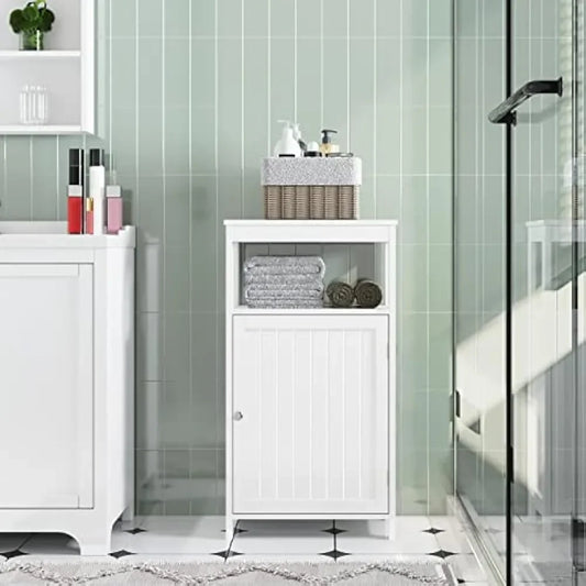 Free Standing Single Door Bathroom Floor Cabinet