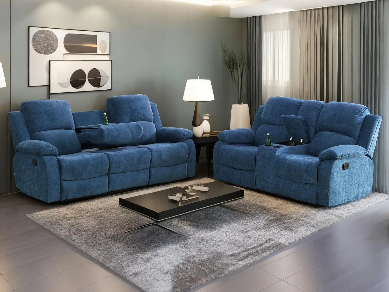 Sofa Set Living Room Furniture Reclining  Set