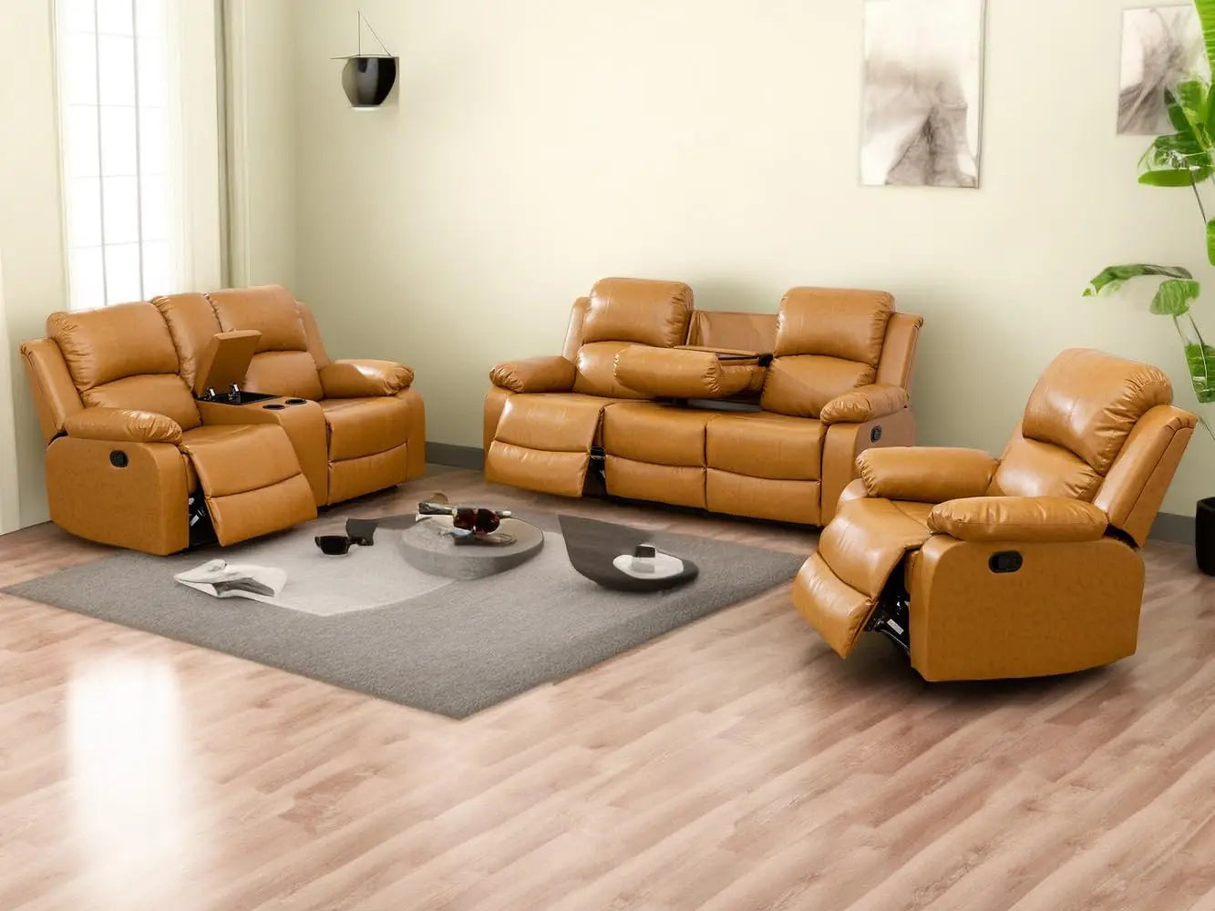 Sofa Set Living Room Furniture Reclining  Set