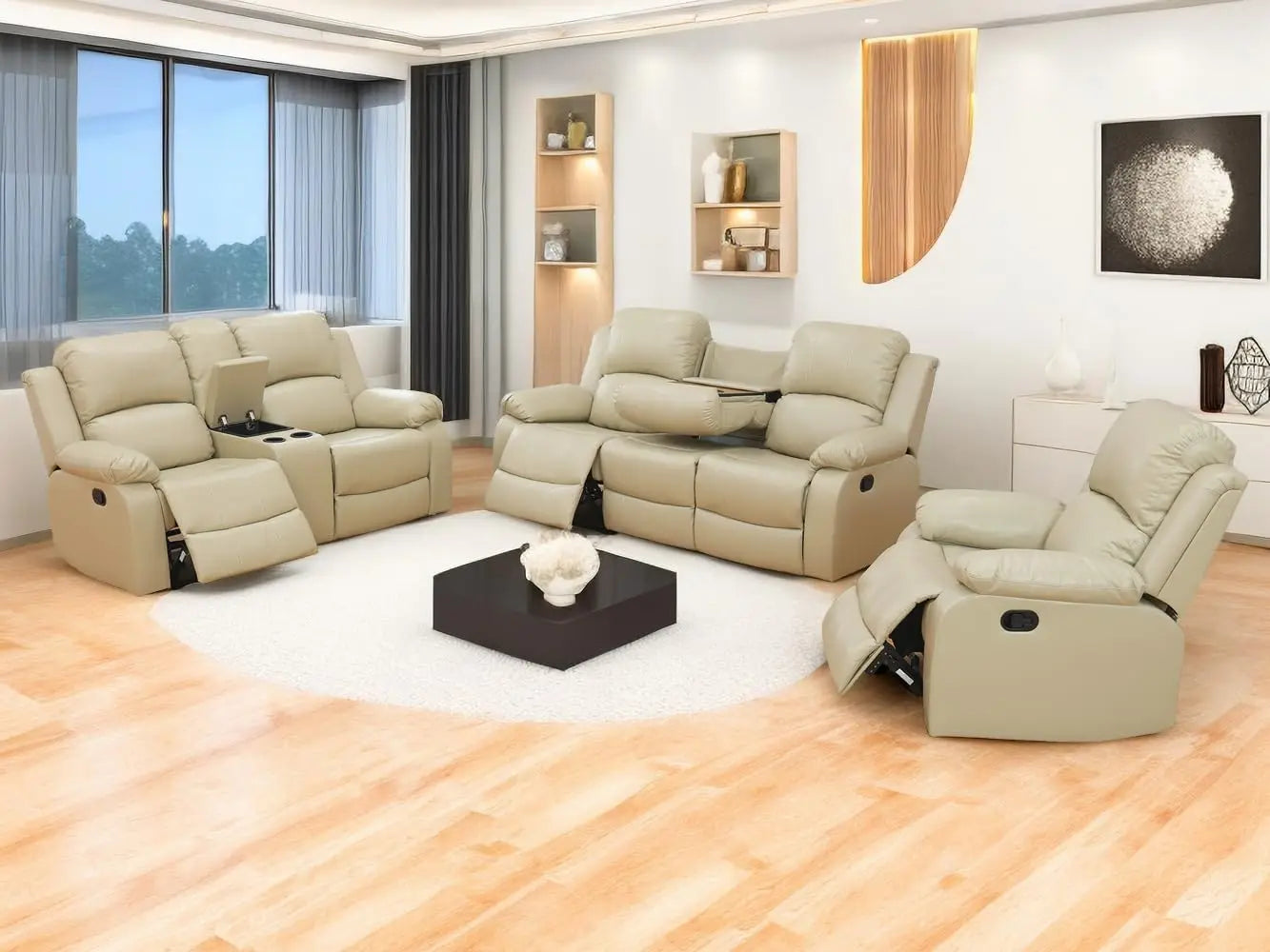 Sofa Set Living Room Furniture Reclining  Set