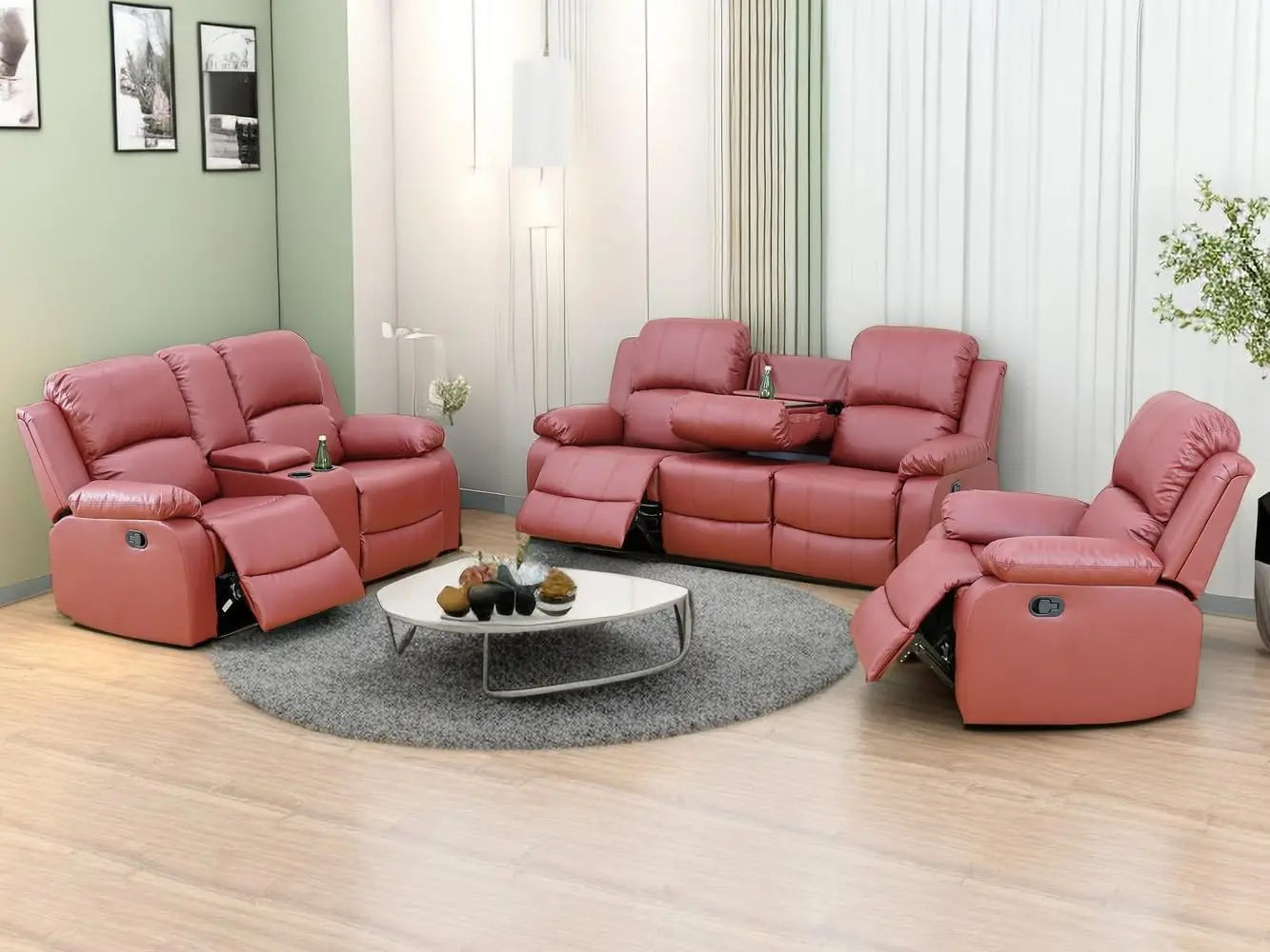 Sofa Set Living Room Furniture Reclining  Set