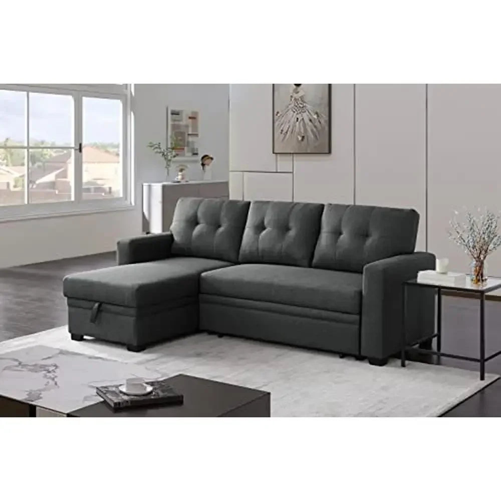 Sleeper Sectional Sofa Bed Couch with Storage