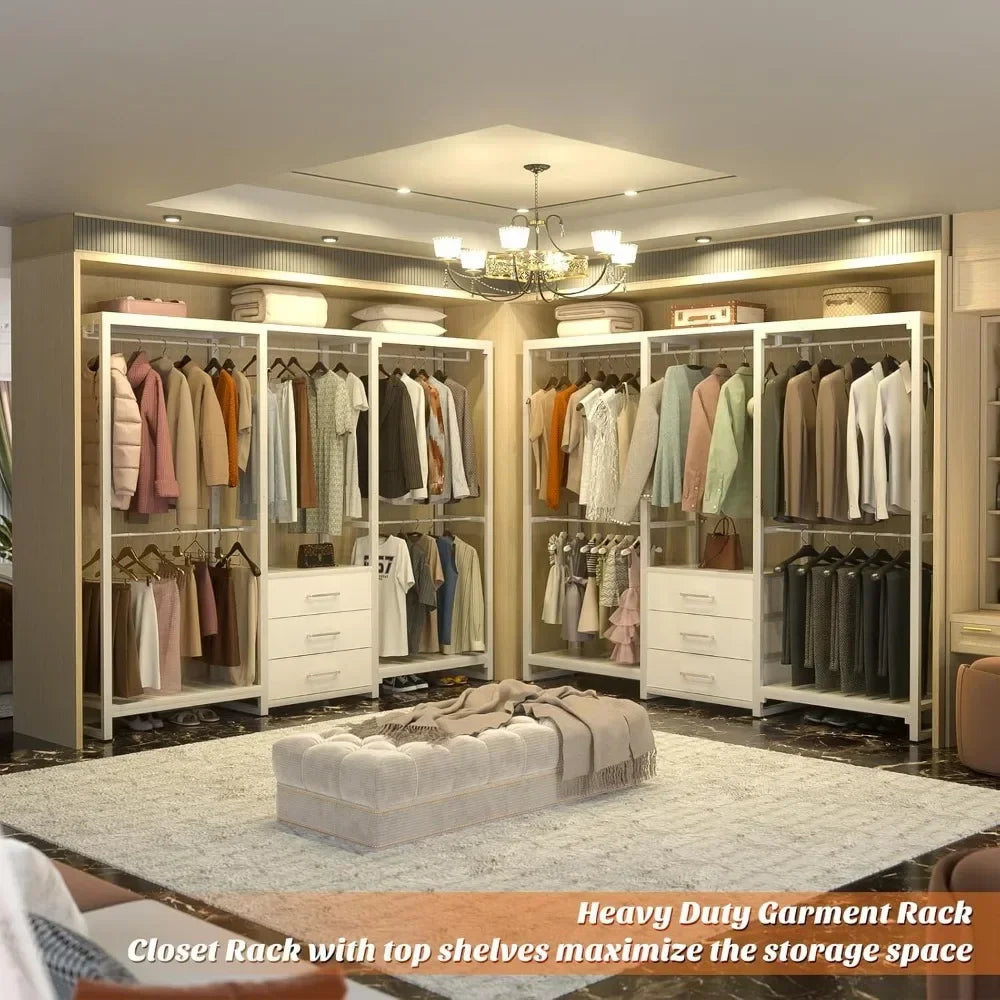 Heavy Duty Garment Rack for Hanging Clothes