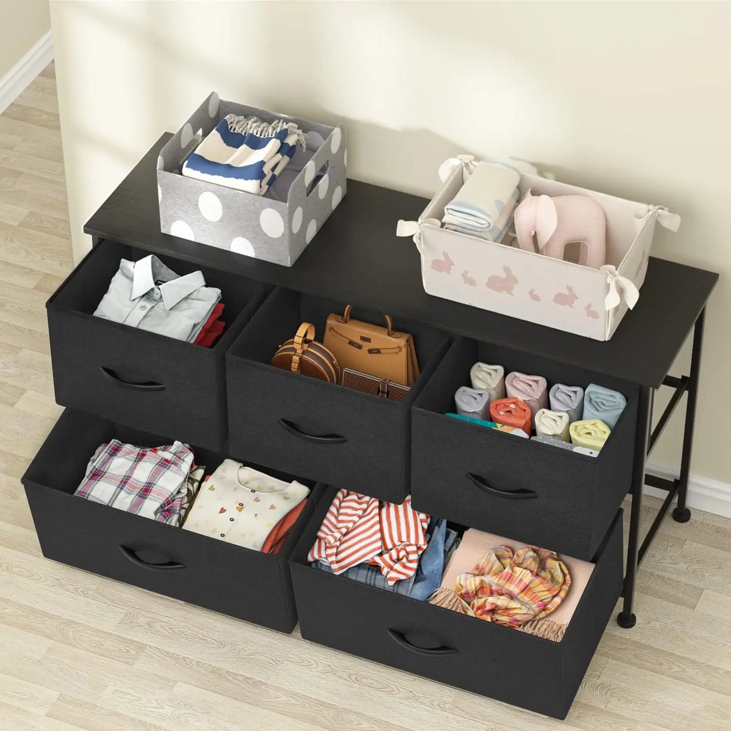 Dresser for Bedroom Fabric Closet Storage Organizer