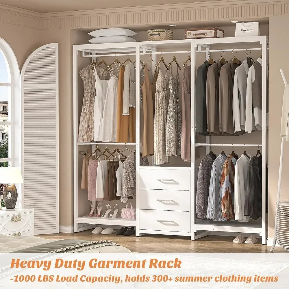 Heavy Duty Garment Rack for Hanging Clothes