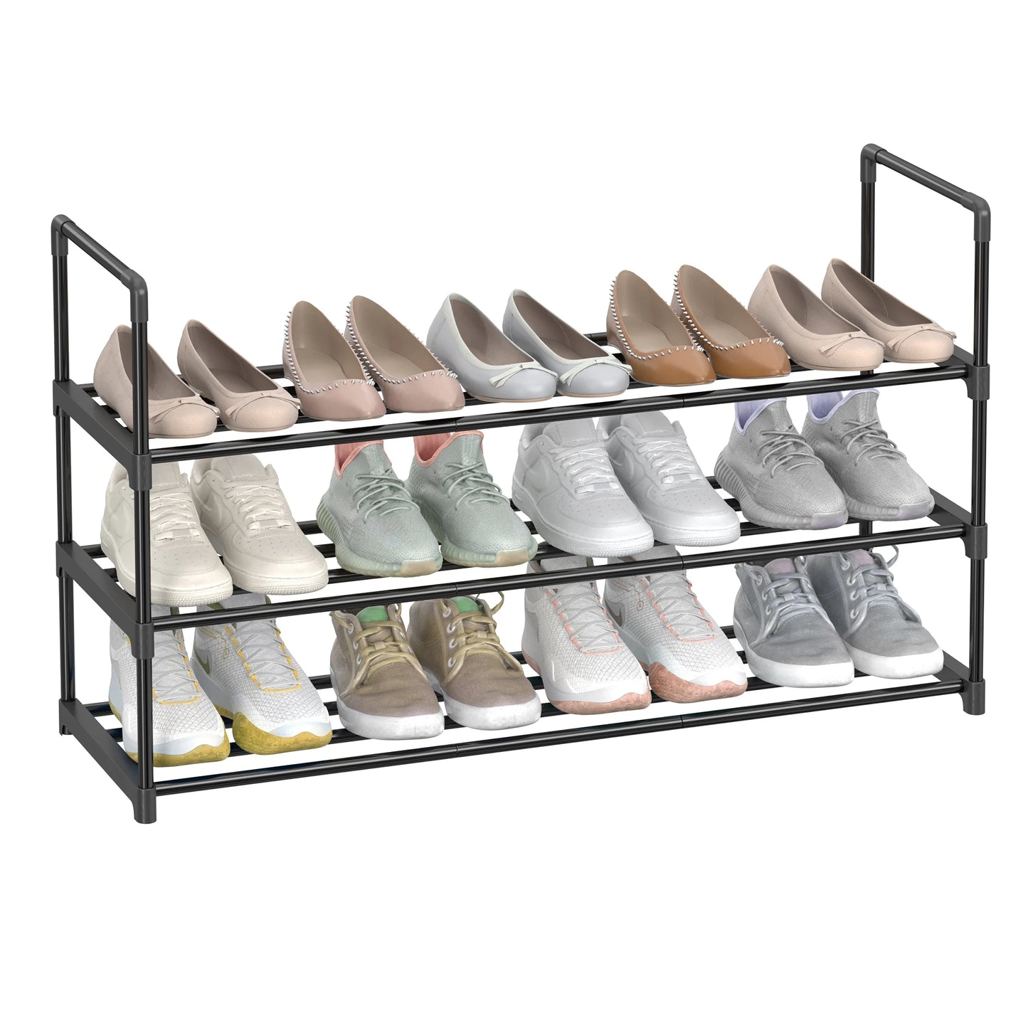 3 Tier Iron Shoe Organizer Storage Shelf