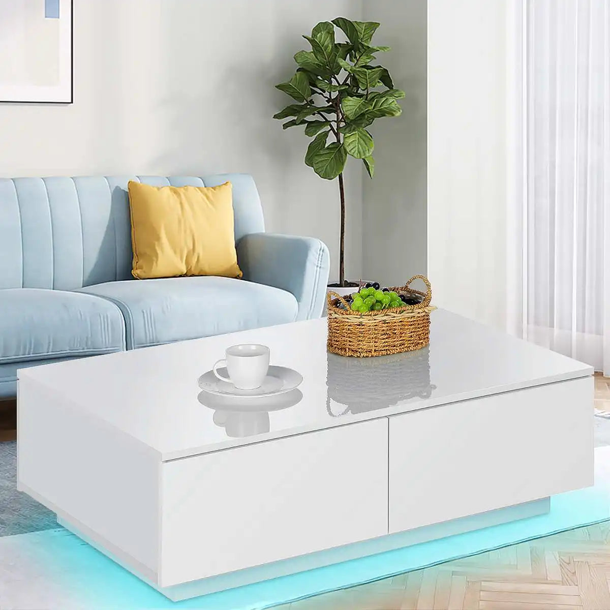 Modern High Gloss Living Room Furniture Table