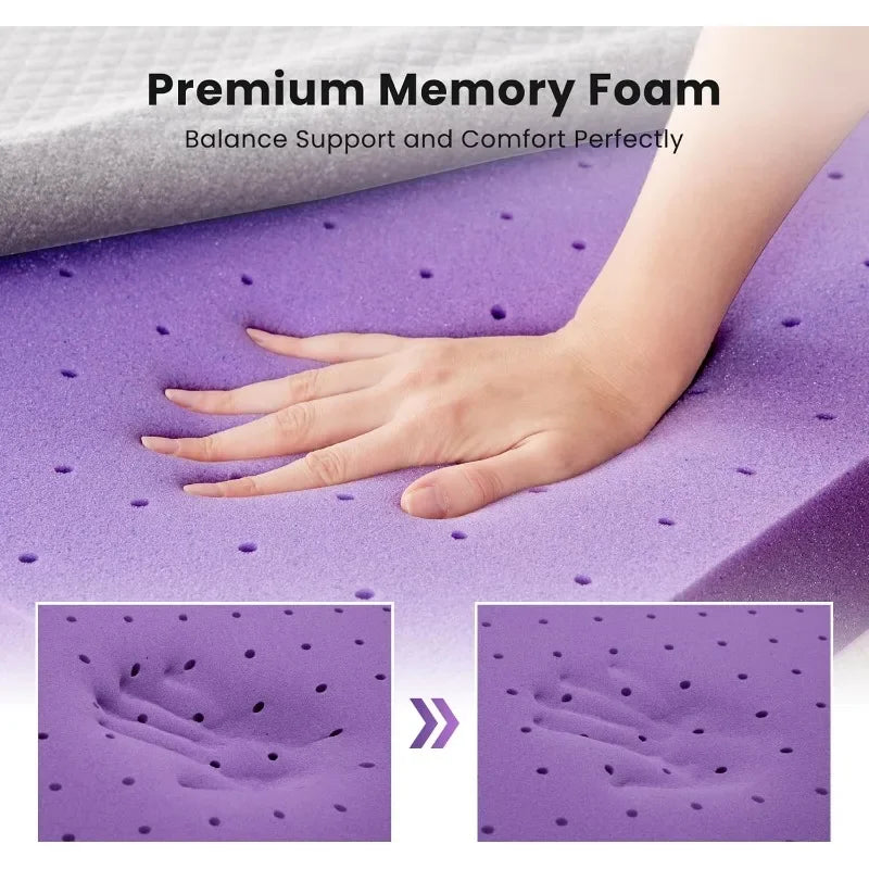 3 Inch Gel Memory Foam Mattress Topper