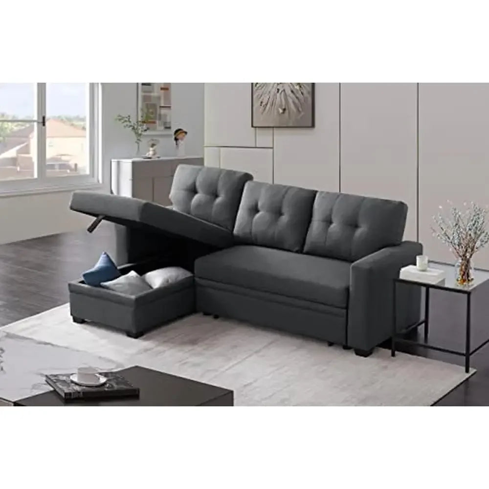 Sleeper Sectional Sofa Bed Couch with Storage