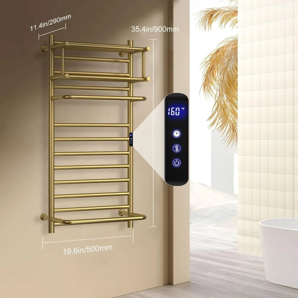 Heated Wall Mounted Towel Warmer for Bathroom