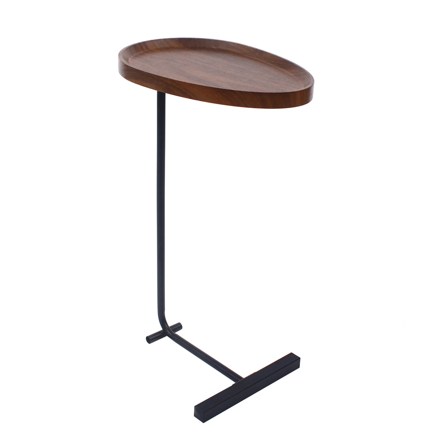 Modern Black Walnut Wood End Coffee Tables