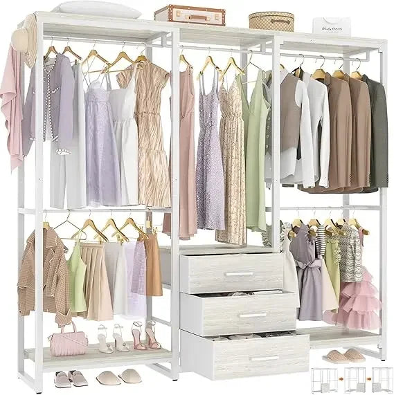 Heavy Duty Garment Rack for Hanging Clothes