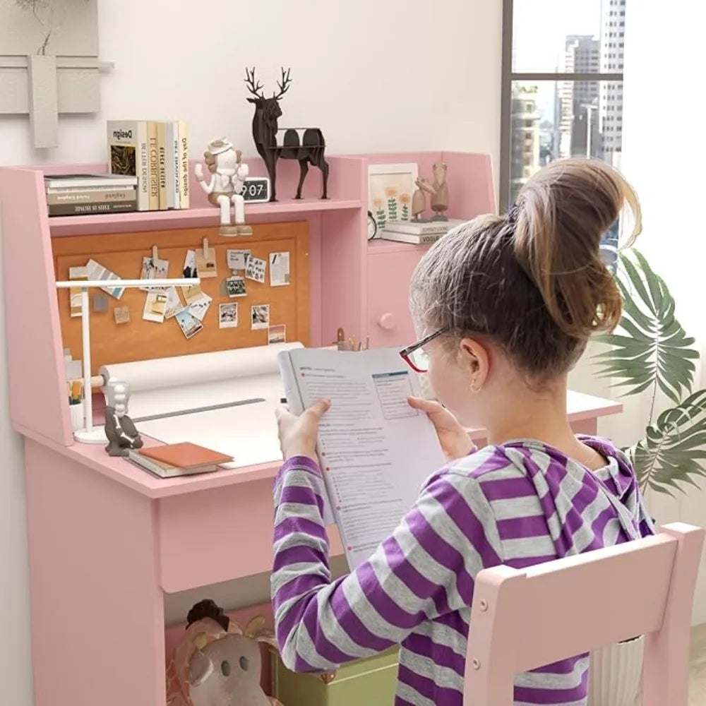 Childrens Computer Desk with Drawers and Storage