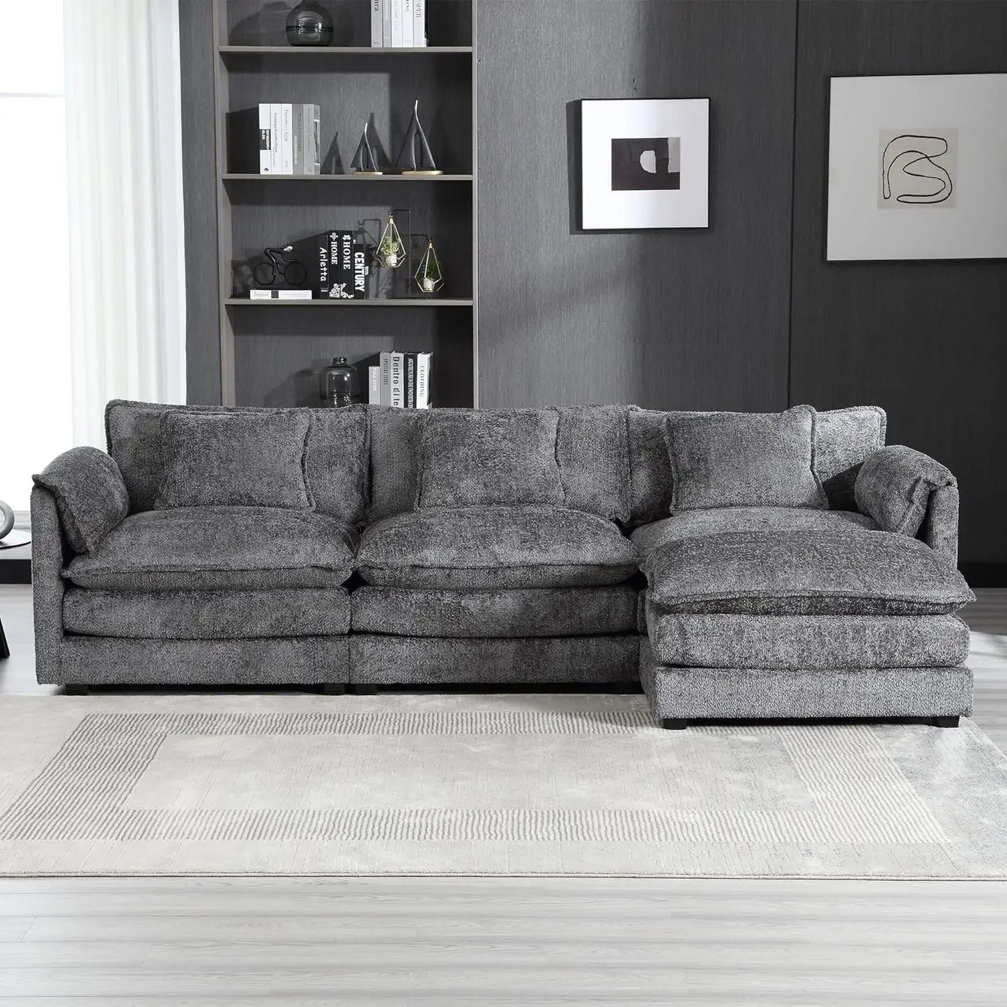 Oversized Sectional Sofa Cloud Couch for Living Room