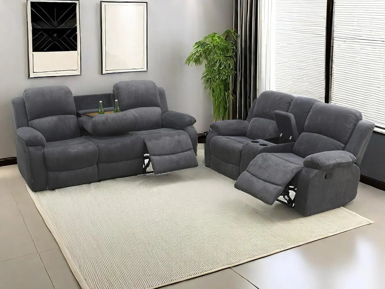 Sofa Set Living Room Furniture Reclining  Set