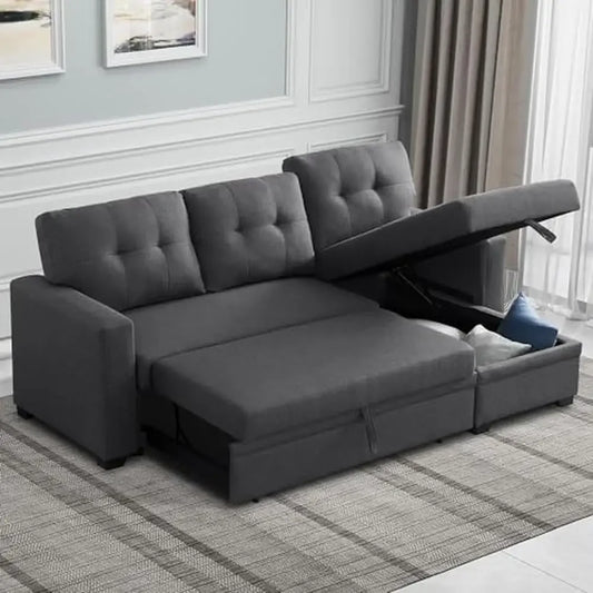 Sleeper Sectional Sofa Bed Couch with Storage